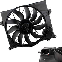 Electric Engine Radiator Cooling Fan Assembly 1645000093 Compatible With Mercedes Benz W164 W850