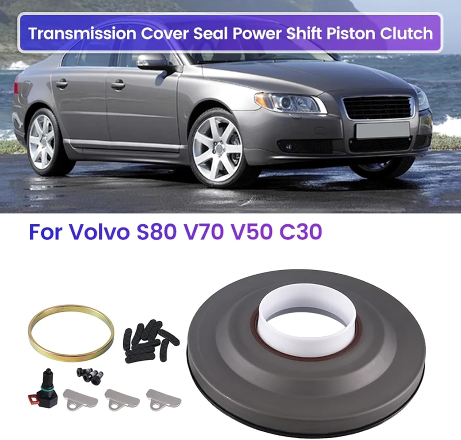 Gearbox Front Cover Seal 1684808 Compatible With Volvo C70, V50, V70, S40, S60, S80, C30 ，Land Rover，Ford Galaxy