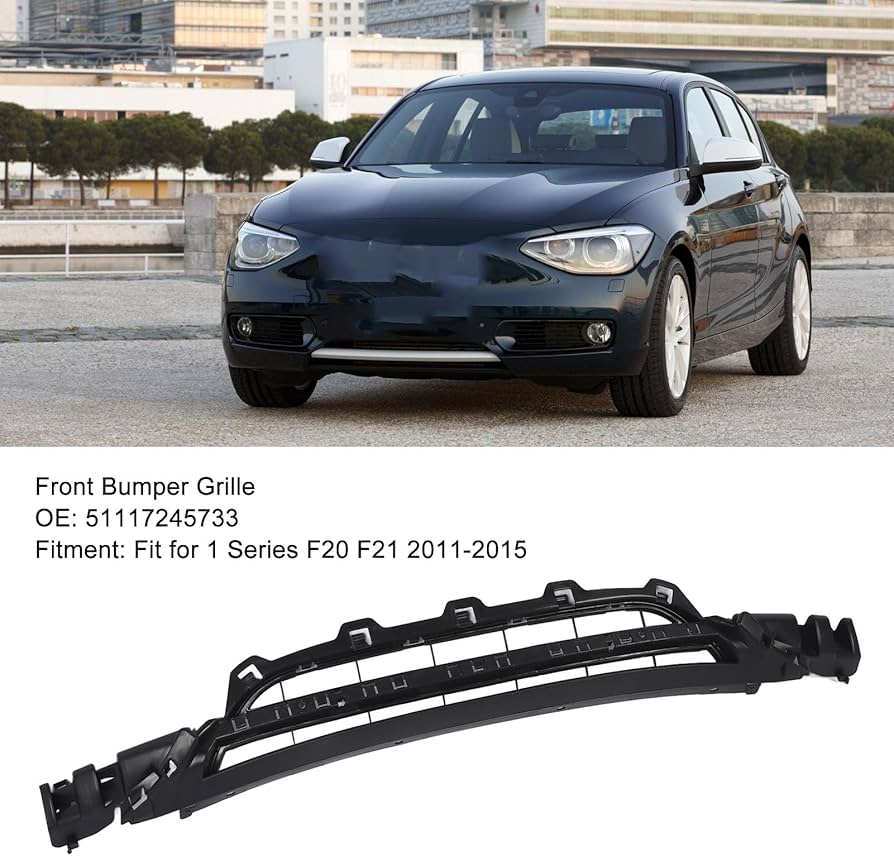 Front Bumper grill (Lower) 51117245733 7245733 Compatible With BMW 1 Series F20 (2010-2015) Tag No.68