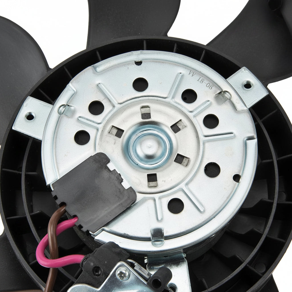 Engine Cooling Fan Motor Fan Assembly (Big) 7L0959455G Compatible With AUDI Q7 (4LB) & PORSCHE CAYENNE (9PA) & VW TOUAREG (7LA, 7L6, 7L7)