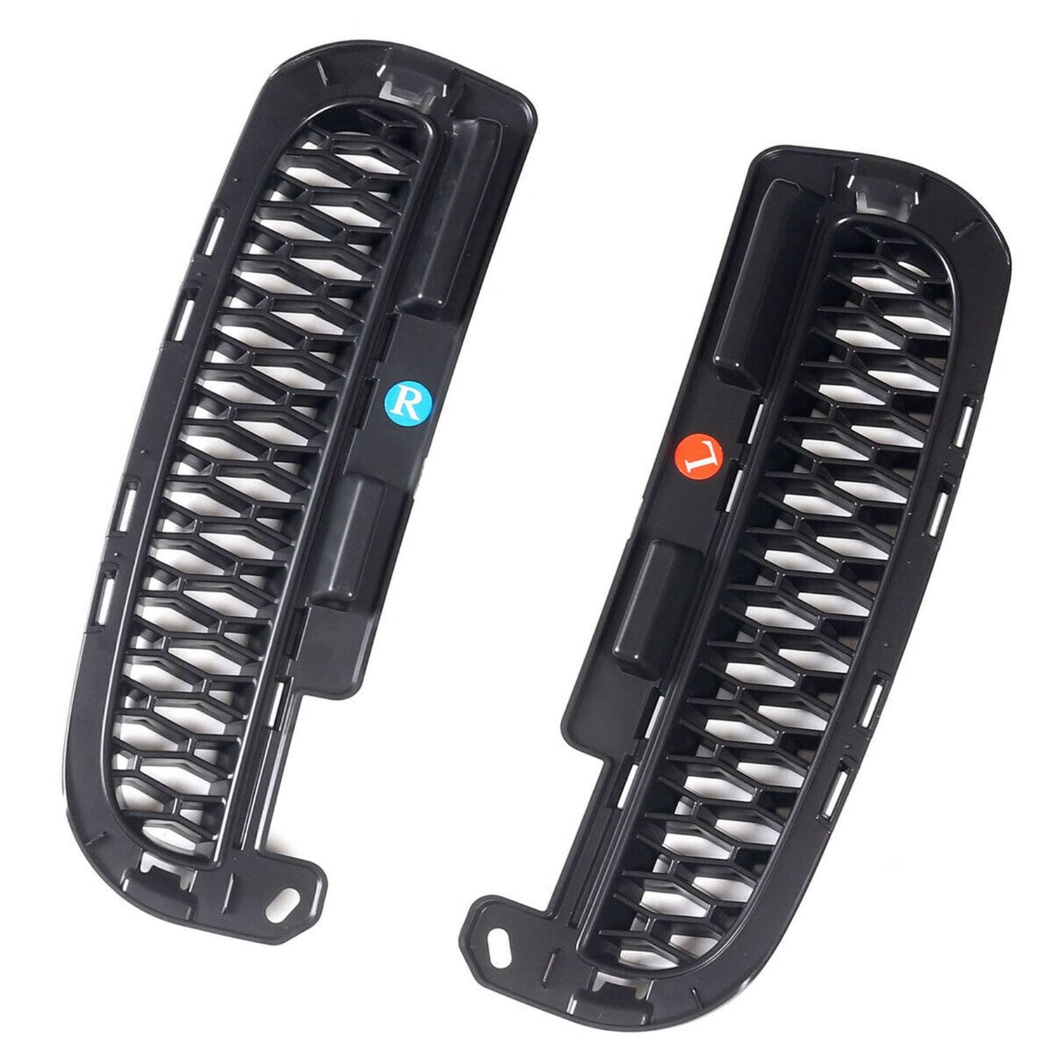 Front Bumper Fog Light Grille Right LR083061 & Left LR083062 Compatible With Land Rover Discovery 5 L462