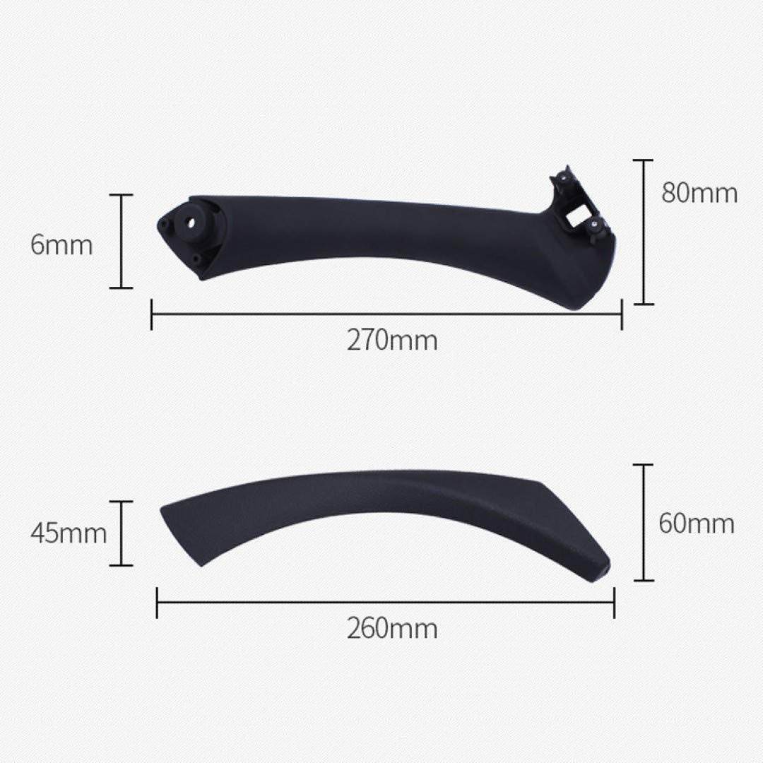 Door Handle Compatible with BMW 3 Series Door Handle 3 Series E90 2004-2012 Black