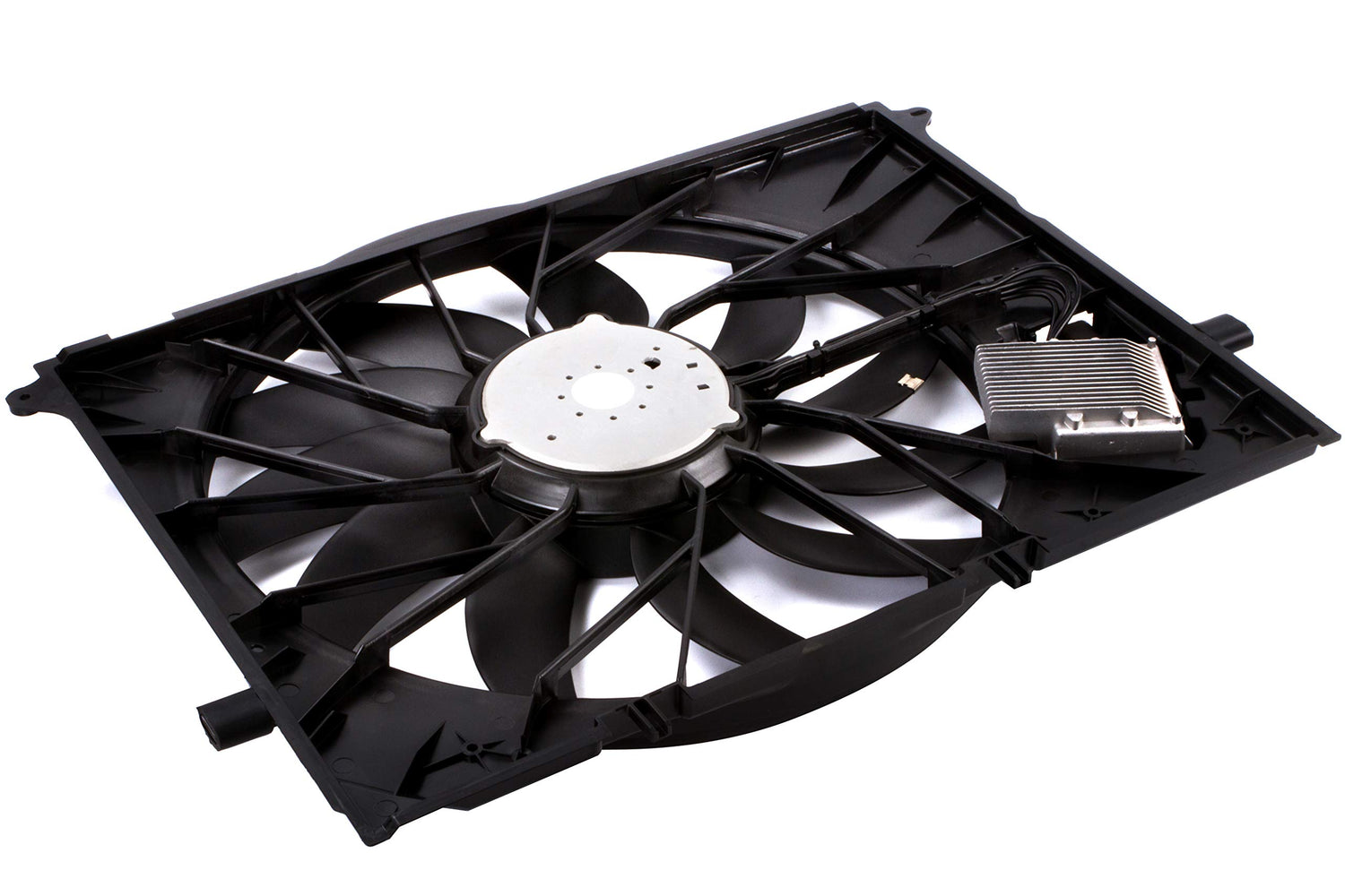 Electric Radiator Cooling Fan Assembly 2205000193 Compatible With Mercedes Benz W220 W650