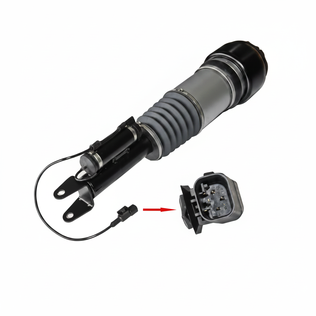 Front Left Air Suspension Shock Absorber Strut 2113209313 Compatible With MERCEDES-BENZ CLS (C219) & E-CLASS (W211) (2004-11)