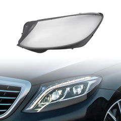 Front Headlight Glass Compatible with Mercedes-Benz S-CLASS W222 (2014 - 2017).