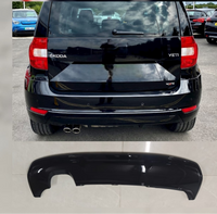 Rear Bumper Spoiler Glossy Black 5L6807835F Compatible With Skoda Yeti (2014-2017) Tag No.701B