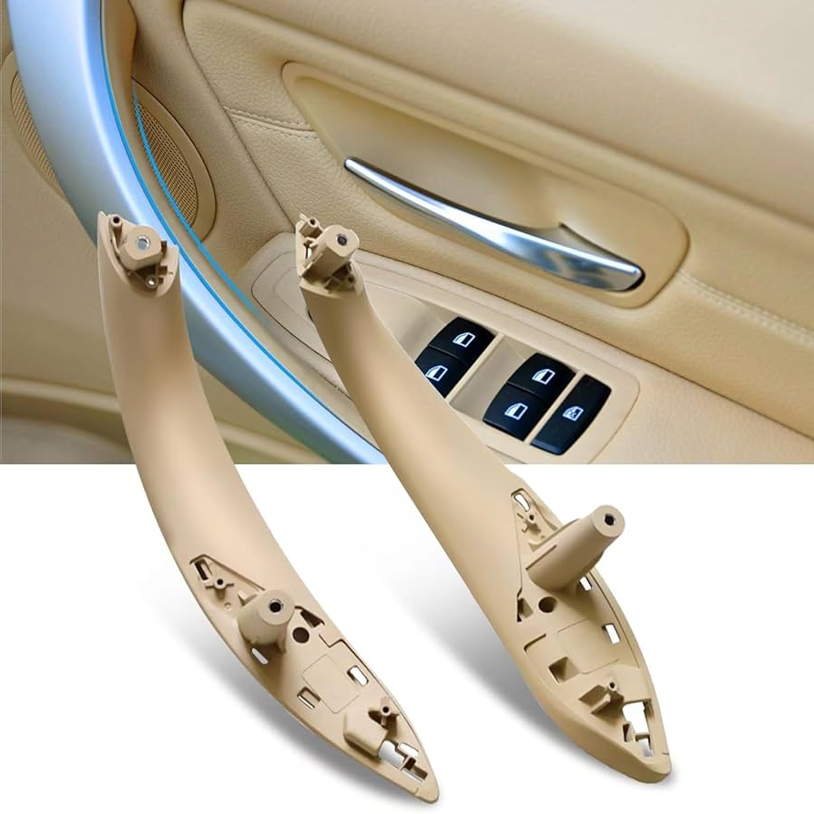 Inner Door Handle Assembly  51417279315 & (Without Leather Set Of 4) Compatible With BMW 3 Series F3 GT   F30 F31 F34 F35 F36 51417279315 51427281469 51417279316 51427281469 51427281470