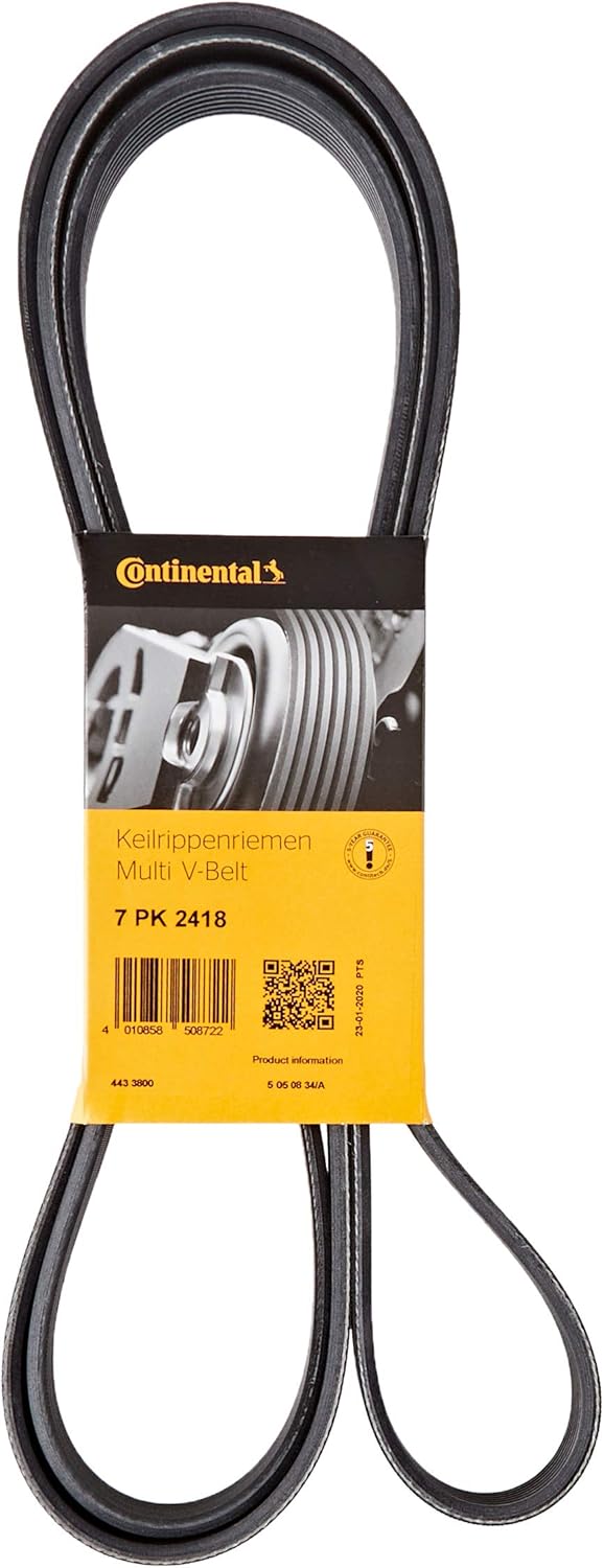 Multi Rib Belt 7PK2418 A009936796 0009936796 0139977492 2712060019 Compatible With MERCEDES-BENZ C-CLASS (W204) (CONTINENTAL)