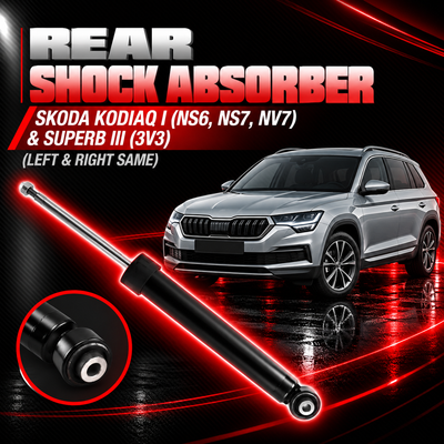 Rear (Left & Right Same) Shock Absorber 5Q0513029D 5Q0513029DT 5Q0513029DF Compatible With SKODA KODIAQ I (NS6, NS7, NV7) & SUPERB III (3V3) (1PCS)