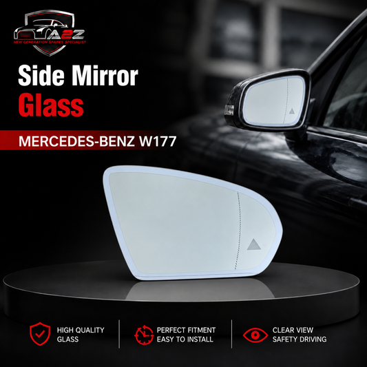 Side Mirror Glass Set Left 0998101901 Right 0998102001 Compatible With MERCEDES-BENZ A-Class (W177)