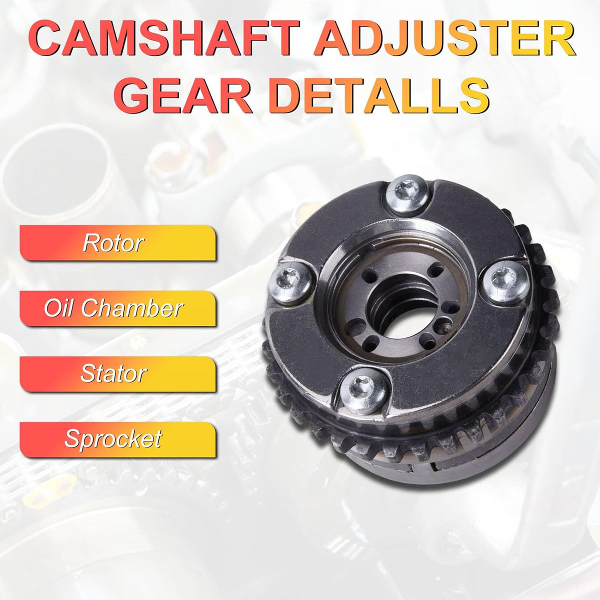 Left Intake Camshaft Adjuster Actuator Gear 2780505000 Compatible With MERCEDES BENZ