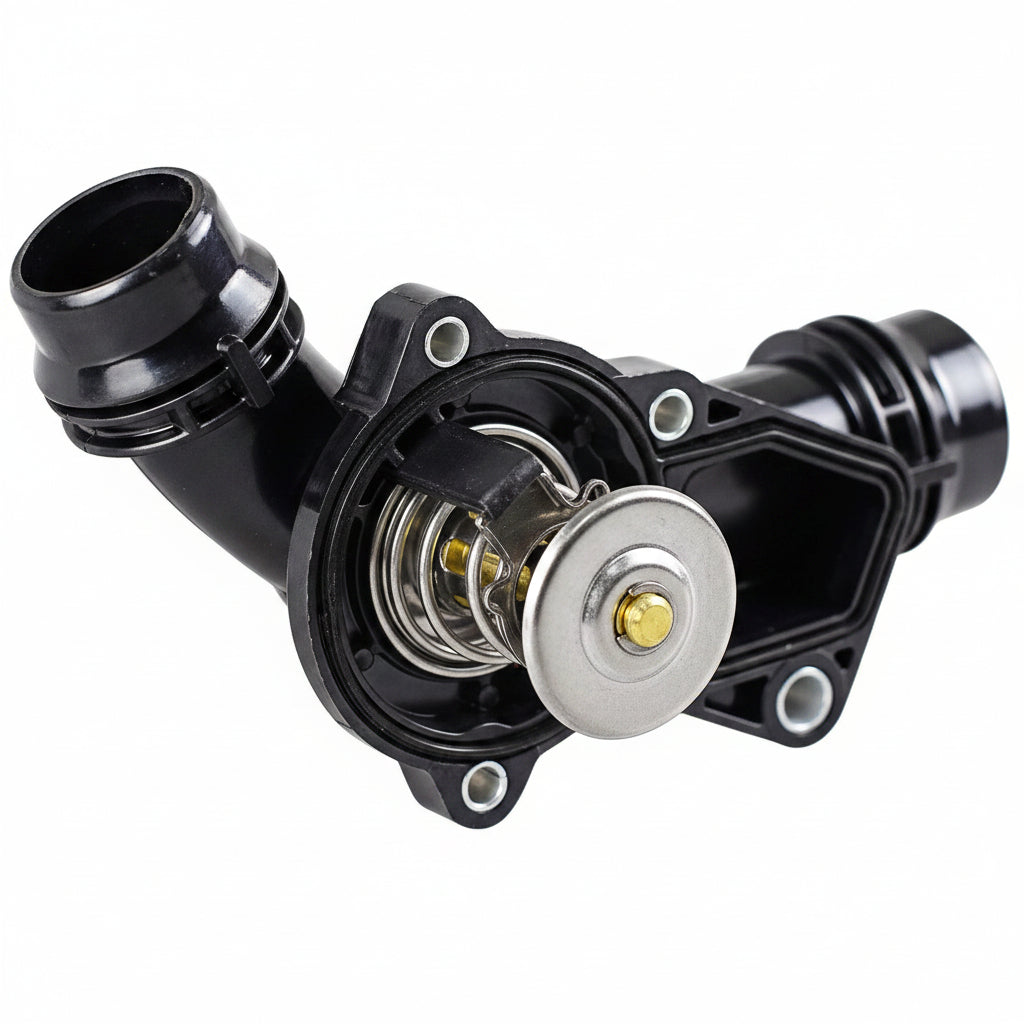 Thermostat Housing Assembly 11531437040 11530139877 11531436823 11537509227 Compatible With BMW 5 Series E60 Tag-E-87