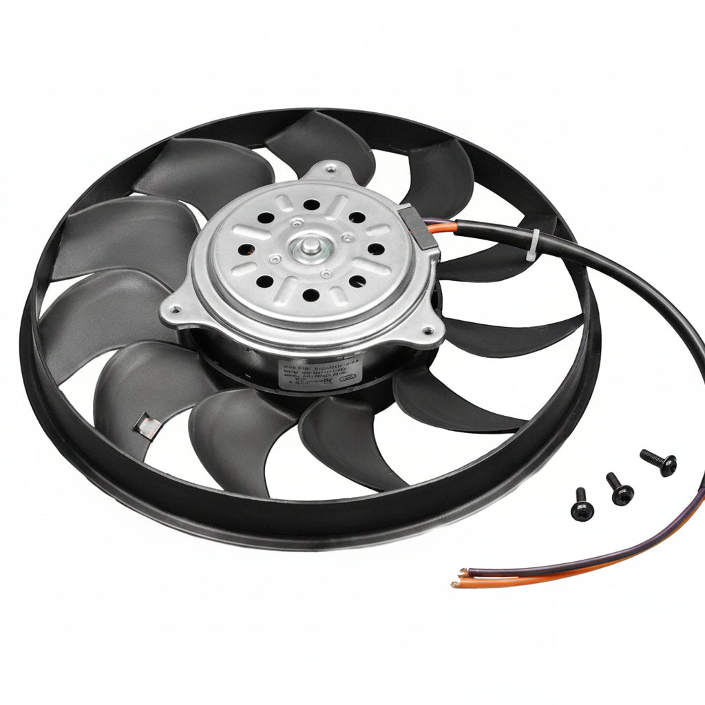 Engine Cooling Fan Motor Fan Assembly (Big) 4F0959455 Compatible With AUDI A6 C6 (4F2) | A6 / S6