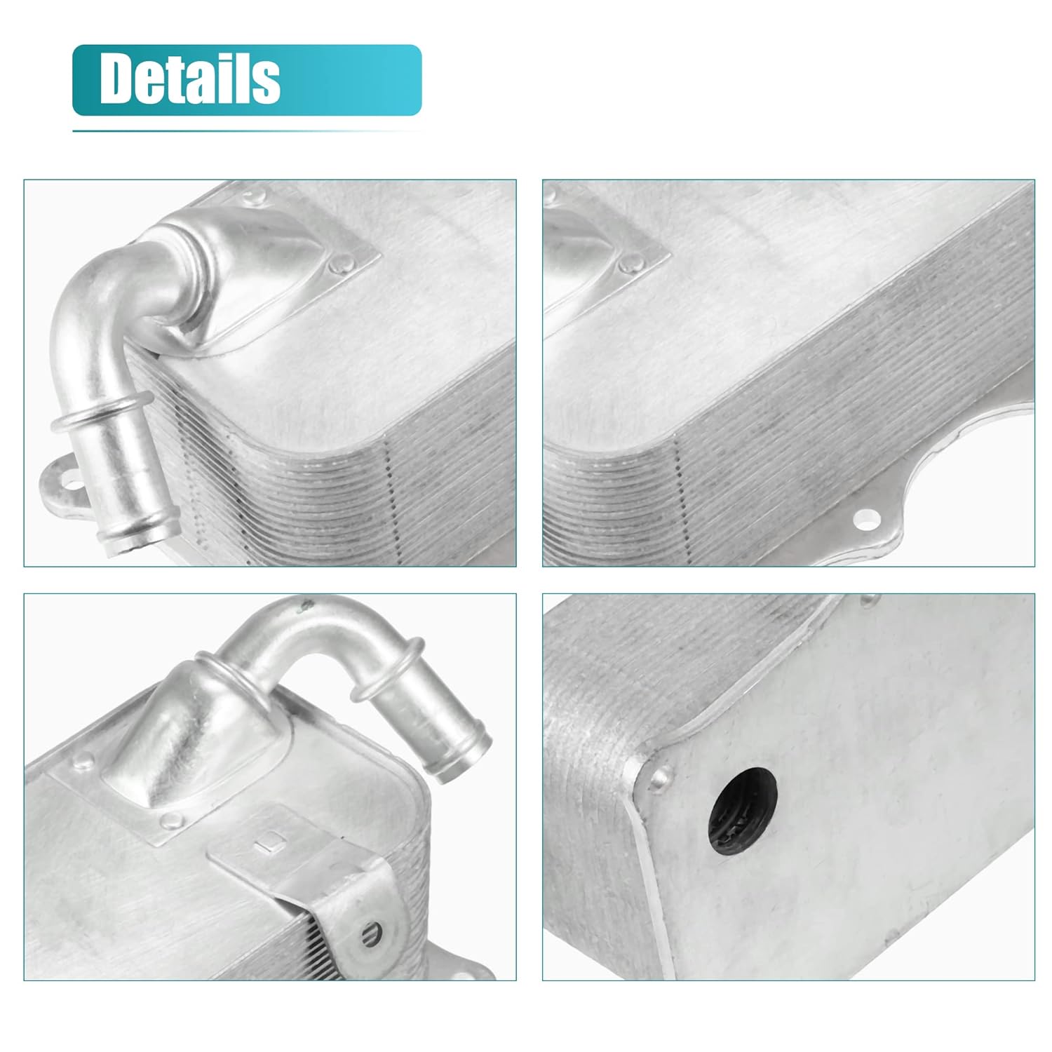 Oil Cooler 94810728121 94810728122 Compatible With PORSCHE CAYENNE (92A) PANAMERA (970)