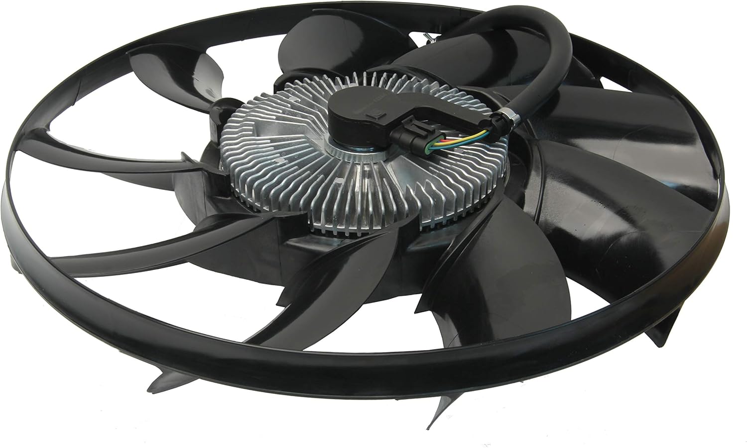 Engine Radiator Cooling Fan Assembly LR012644 Compatible With LAND ROVER RANGE ROVER IV (L405) & RANGE ROVER SPORT I (L320) & RANGE ROVER SPORT II (L494)