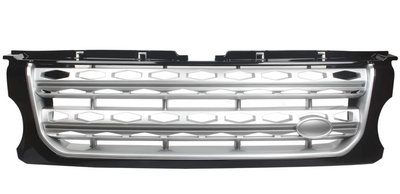 Front Bumper Grille (Black & Silver) LR051299 Compatible With Land Rover Discovery 4 (2014-16)
