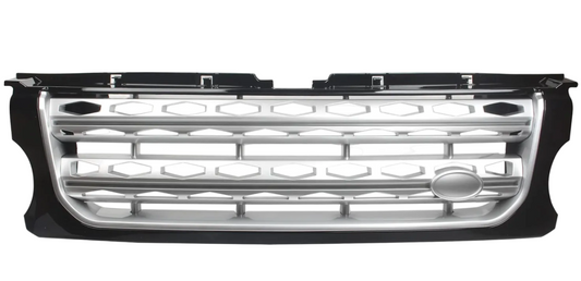 Front Bumper Grille (Black & Silver) LR051299 Compatible With Land Rover Discovery 4 (2014-16)