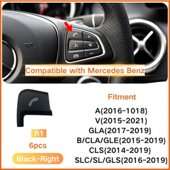 Steeromg wheel buttons Black Left:A09990506009107  Black Right:A09990507009107 Compatible With Mercedes Benz A/B/CLA/CLS/GLA/SL/SLC/GLS/GLE  W166 W156 W246 W176 W117 W218 W231 W172 W292