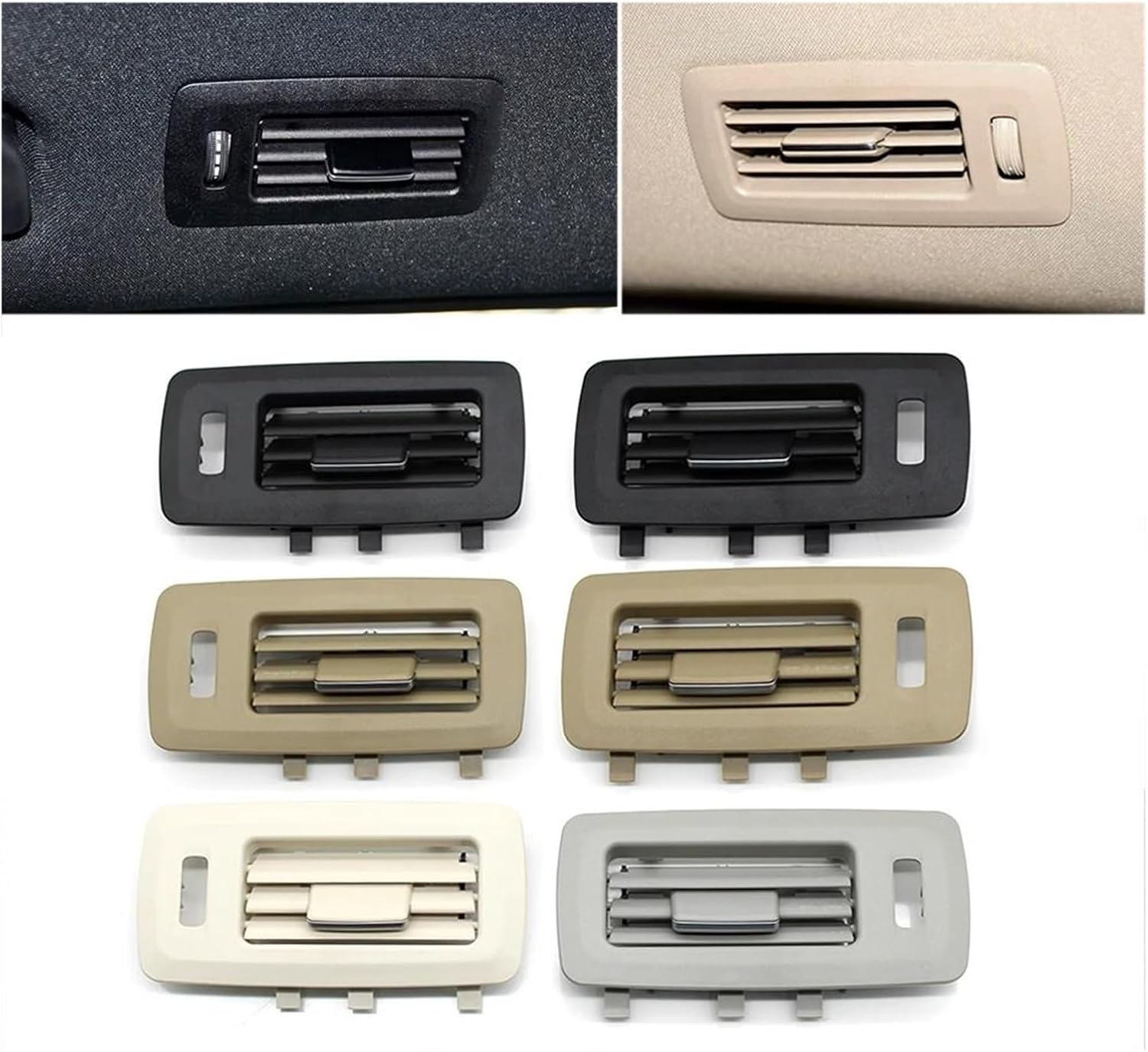 Roof Left/Right Ac Vent Grille Beige 1668301554 8N84 Compatible With Mercedes Benz Ml Gl Gle Gls W166 X166 2012-2019
