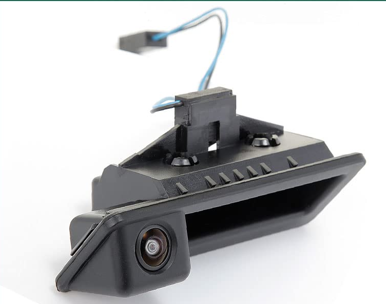Black Rear Trunk Opening Switch Handle-with camera 51247118158-1 Compatible With BMW E Series E82 E88 E90 E60 E84 E70 E71 E72