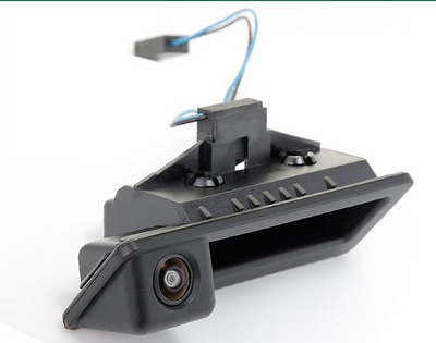 Black Rear Trunk Opening Switch Handle-with camera 51247118158-1 Compatible With BMW E Series E82 E88 E90 E60 E84 E70 E71 E72