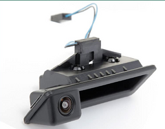 Black Rear Trunk Opening Switch Handle-with camera 51247118158-1 Compatible With BMW E Series E82 E88 E90 E60 E84 E70 E71 E72