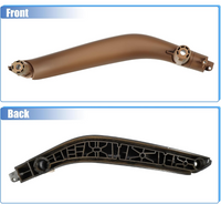 Inner Door Pull Handle Set Cognac Left 51417368959 Right 51417368960 Compatible With BMW X5 X6 F15 F16