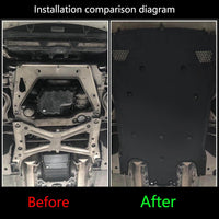 Under Engine Radiator Splash Shield 97050411705 Compatible with Porsche Panamera (2011-2016) Tag No.2
