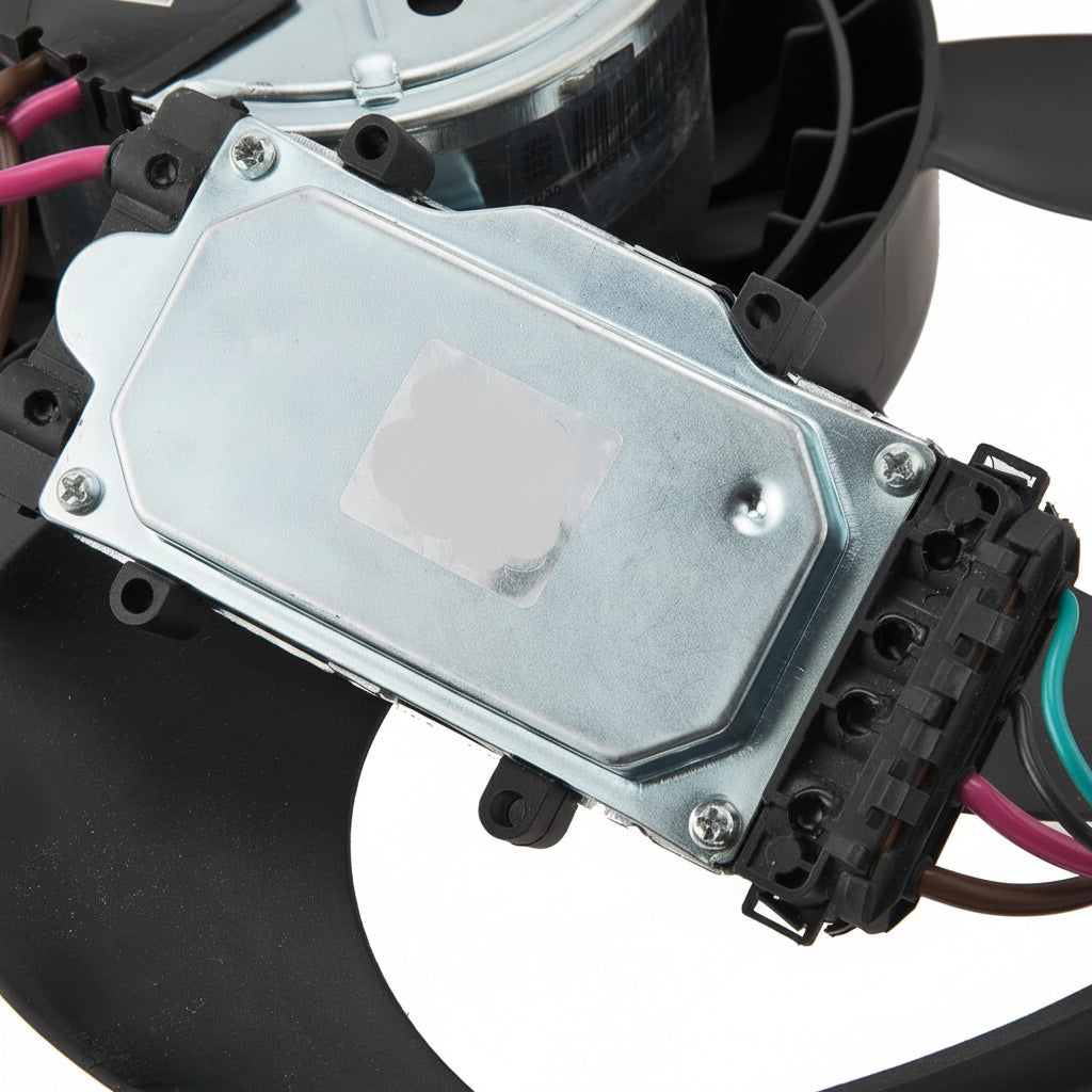 Engine Cooling Fan Motor Fan Assembly (Big) 7L0959455G Compatible With AUDI Q7 (4LB) & PORSCHE CAYENNE (9PA) & VW TOUAREG (7LA, 7L6, 7L7)