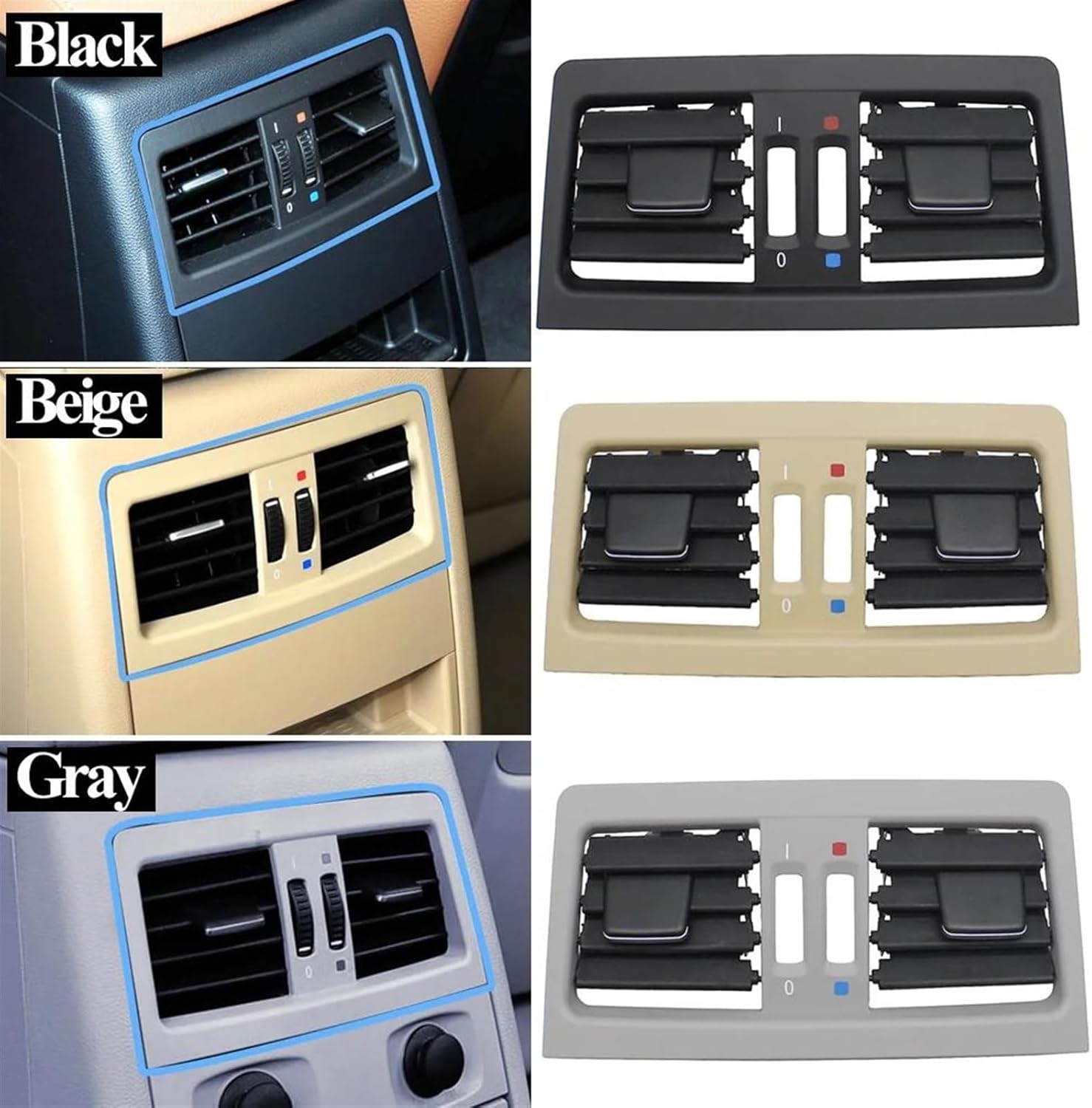 Rear Ac Vent Grille 64227210639 64227210648 Compatible With BMW 3 Series E90