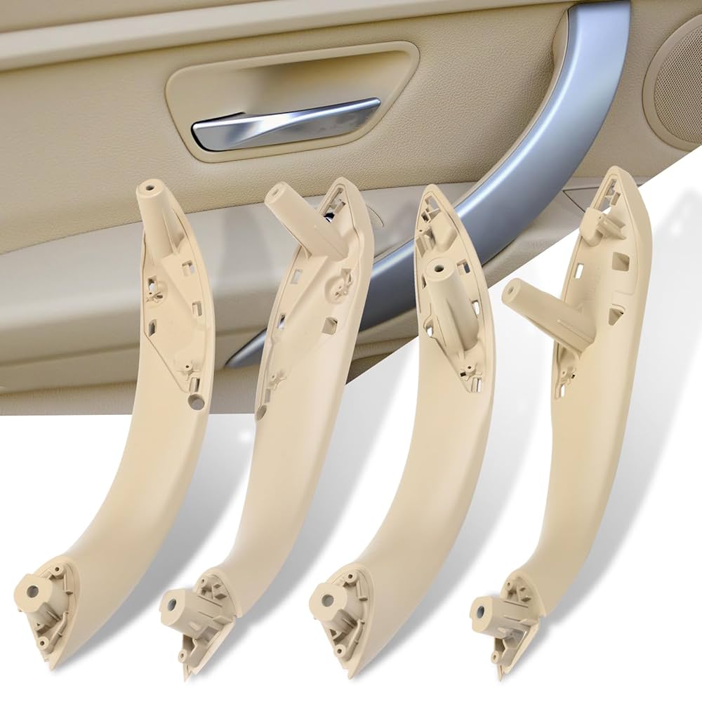 Inner Door Handle Assembly  51417279315 & (Without Leather Set Of 4) Compatible With BMW 3 Series F3 GT   F30 F31 F34 F35 F36 51417279315 51427281469 51417279316 51427281469 51427281470