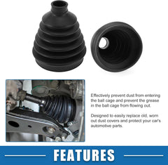 CV Joint Boot Kit 4H0498203 7E0498203 7P0498203 Compatible With Audi A4 A5 A6 A7 A8  Q5 Q7