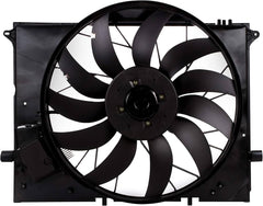 Electric Radiator Cooling Fan Assembly 2205000193 Compatible With Mercedes Benz W220 W650