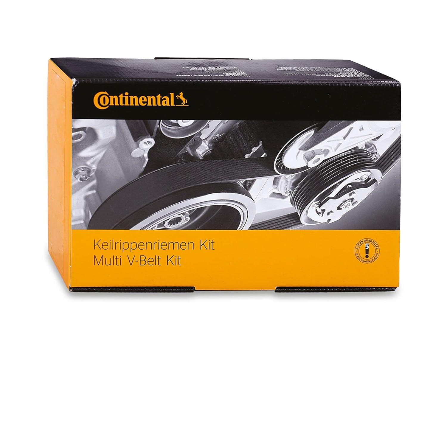 Multi Rib Belt Kit 6PK1698K1 Compatible With BMW 5 (F10), 7 (F01, F02, F03, F04), X1 (E84), X5 (F15, F85), X6 (F16, F86) (CONTINENTAL)