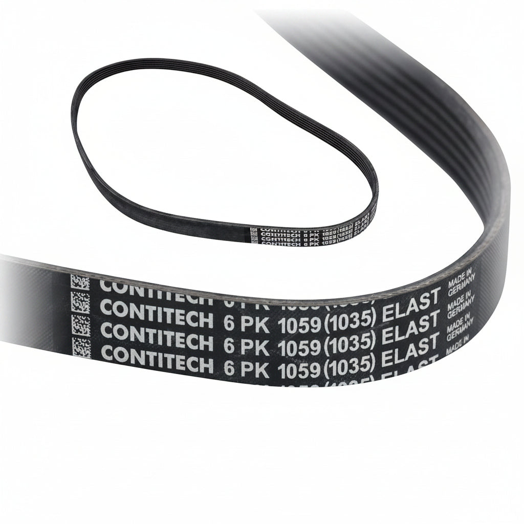 Elast Multi Rib Belt 6PK1059 30650847 Compatible With VOLVO S40 (CONTINENTAL)