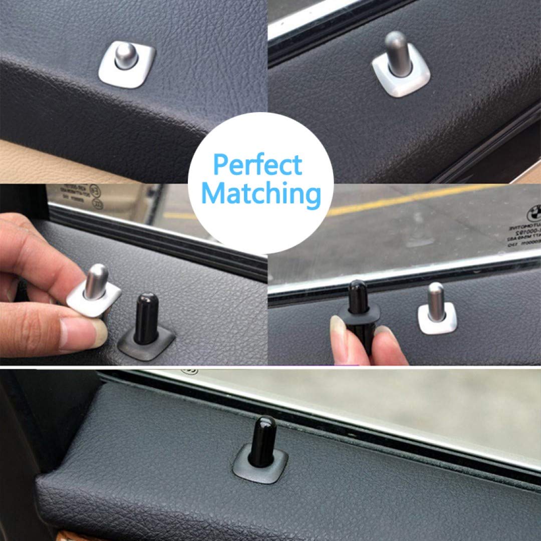 Compatible with BMW 5 Series Door Knob 1 Series 2011-2016 3 Series 2012-2018 5 Series 2010-2018 6 Series 7 Series 2009-2016 X1 2016-2020 X3 2010-2016 X5 X6 14-20 Black