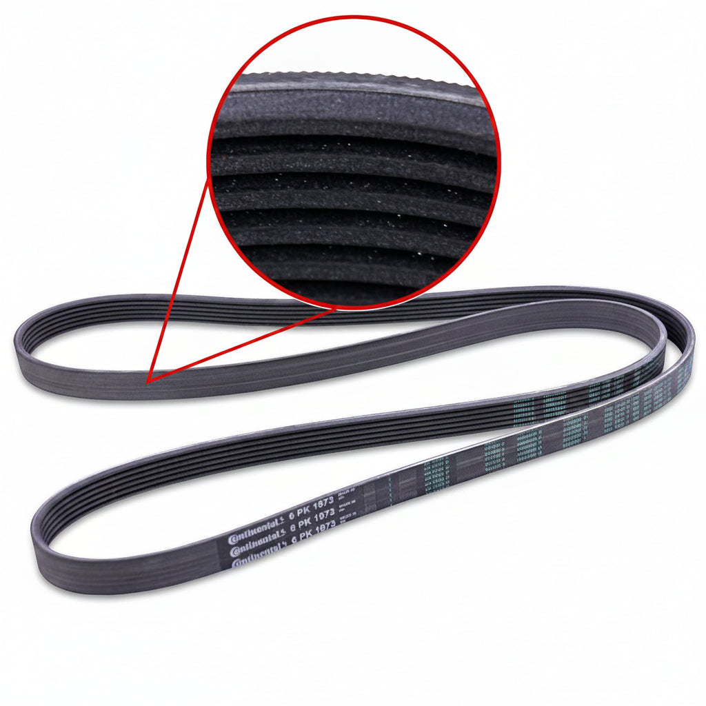 MULTI-RIB BELT 6PK1873 078903137AR Compatible With VW POLO (CONTINENTAL)