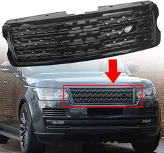 Glossy Black Show Grill LR052715 Compatible With LAND ROVER RANGE ROVER  VOGUE (L405) (2013-2017) Tag No.22