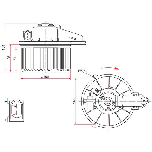 Sale AC Heater Blower Motor 4B1820021 4B1820021B 4B1820021C Compatible with  Audi A6 Tag No.12