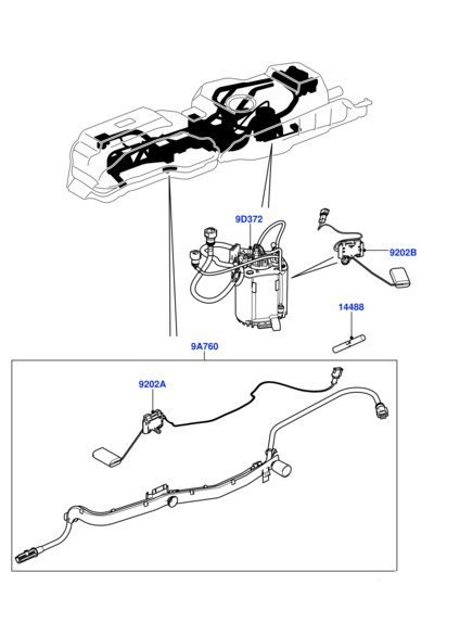 Fuel Pump LR042717 LR014998 AH229B260BB For LAND ROVER RANGE ROVER SPORT I L320 Tag-F-26