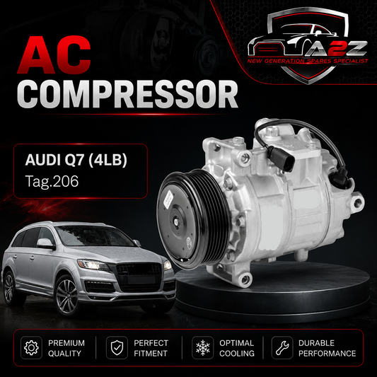AC Compressor DCP02063 & 4E0260805AK & 4E0260805AQ & 4E0260805BC Compatible With AUDI Q7 (4LB) Tag.206