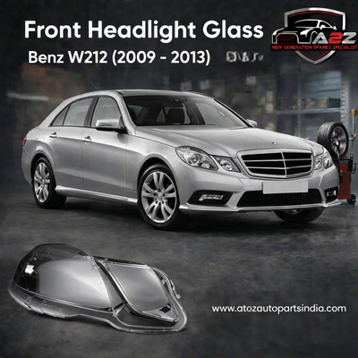 Front Headlight Glass Compatible with  Mercedes-Benz E-CLASS W212 (2009-13)