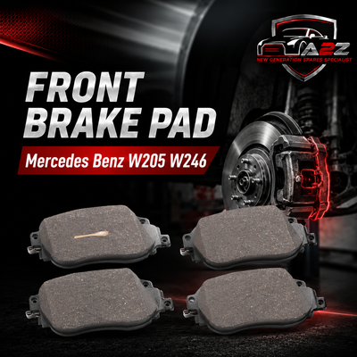 Front Brake Pad Set 0004208700 Compatible With Mercedes Benz W205 W246