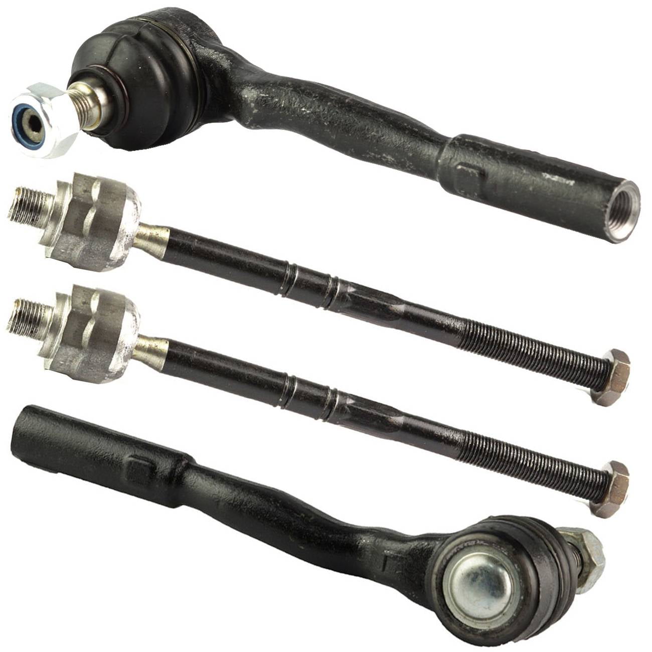 Front Steering Tie Rod End Head Assembly (Rack End 2303380015 & Tie Rod End Left 2113302803 & Right 2113302703, Left 2113300103, Right 2113300203 ) Compatible With MERCEDES-BENZ E-CLASS (W211) & CLS (C219)