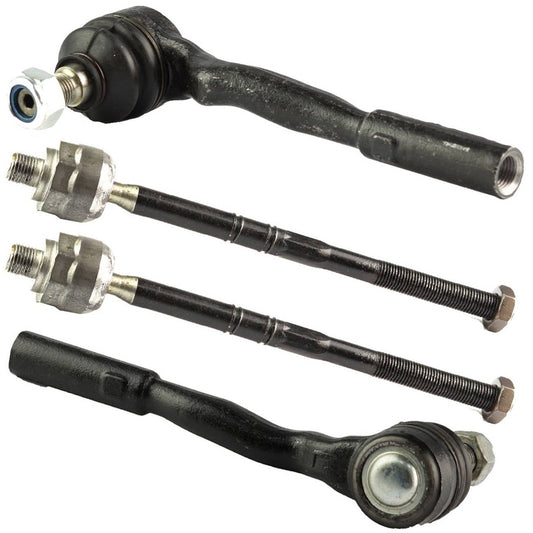 Front Steering Tie Rod End Head Assembly (Rack End 2303380015 & Tie Rod End Left 2113302803 & Right 2113302703, Left 2113300103, Right 2113300203 ) Compatible With MERCEDES-BENZ E-CLASS (W211) & CLS (C219)