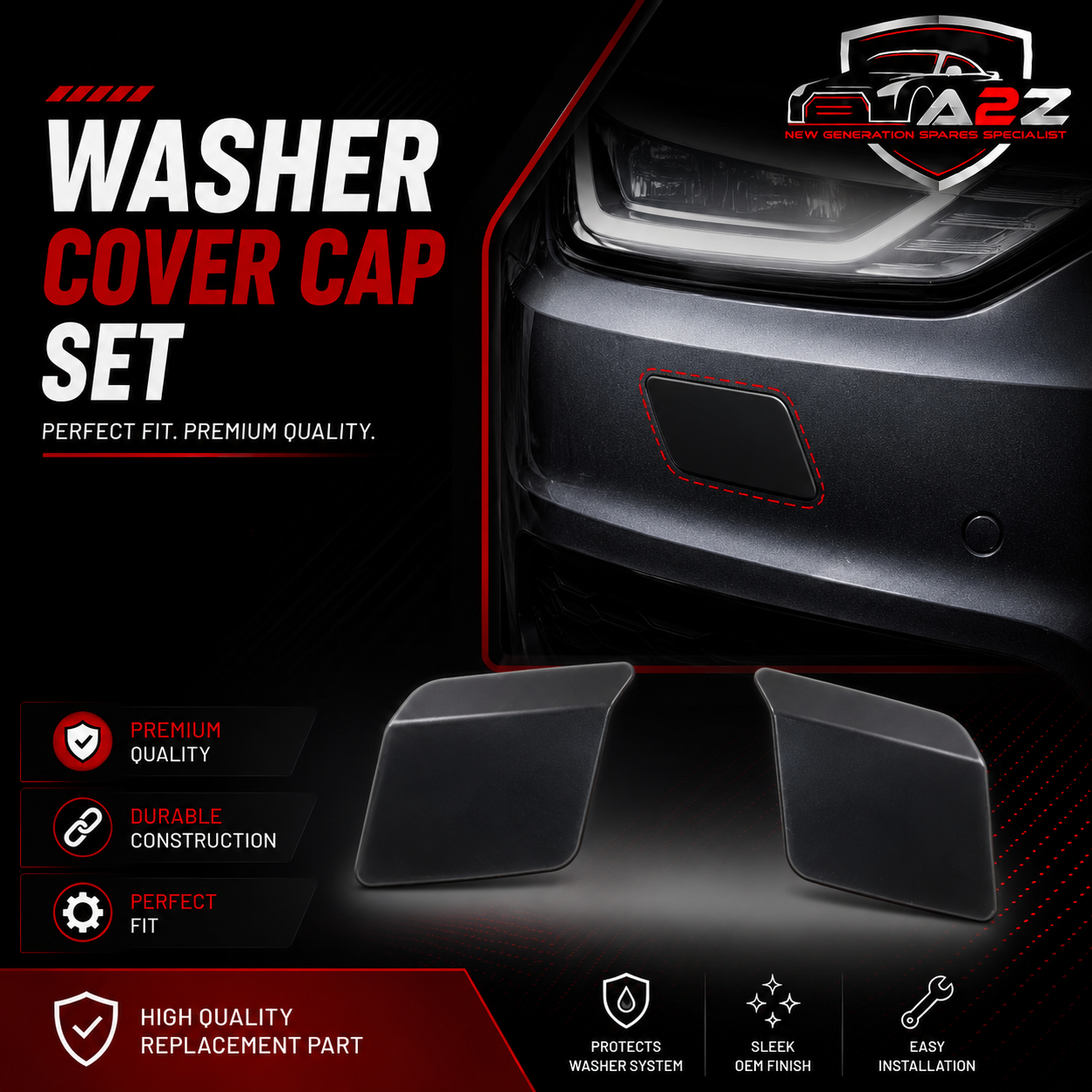 Washer Cover Cap Left 51118065890 Right 51118065889 Compatible With BMW X6 F16 Tag No:528