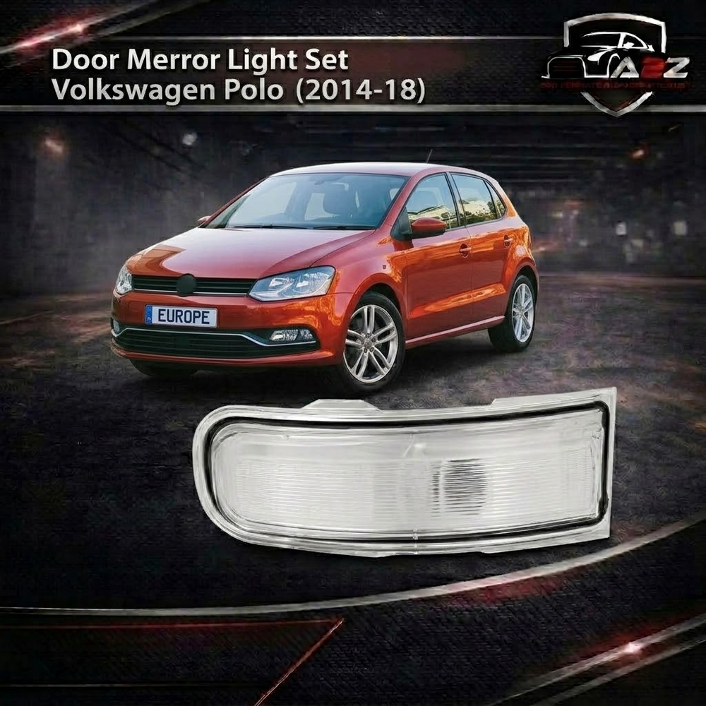 Door Merror Light Set Left 71779556 & Right 71779557 Compatible With Volkswagen Polo