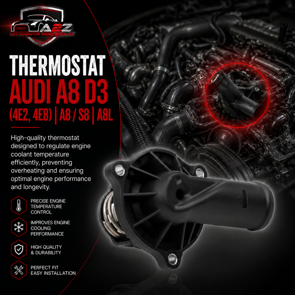 Thermostat (Elbow) 059121111F 059121111H 059121111L Compatible With Audi A8 D3 (4E2, 4E8) | A8 / S8 | A8L