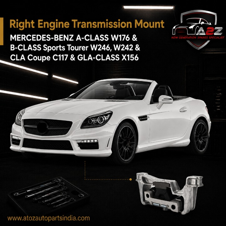 Right Engine Transmission Mount 2462402517 Compatible With MERCEDES-BENZ A-CLASS W176 & B-CLASS Sports Tourer W246, W242 & CLA Coupe C117 & GLA-CLASS X156
