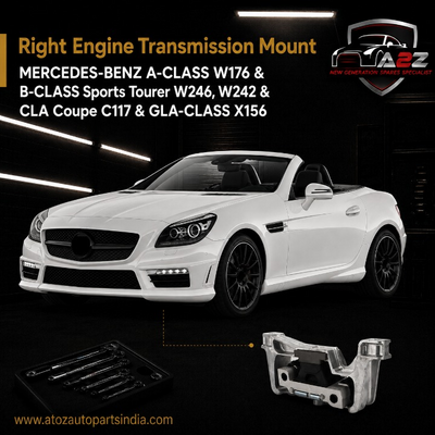 Right Engine Transmission Mount 2462402517 Compatible With MERCEDES-BENZ A-CLASS W176 & B-CLASS Sports Tourer W246, W242 & CLA Coupe C117 & GLA-CLASS X156